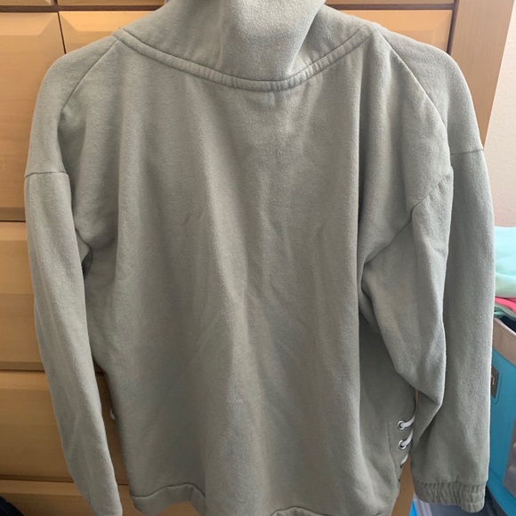 SOLD EUC PINK Cowl-neck Sweatshirt - Picture 3 of 4